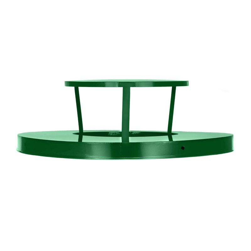 38 Gallon Rain Bonnet Trash Can Lid, Green