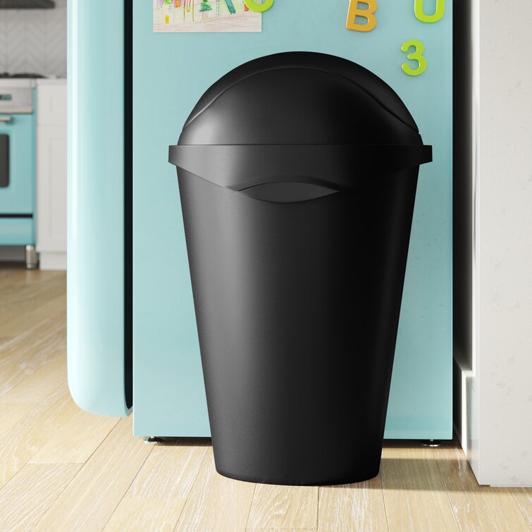 Large Indoor Trash Bin, Swing Top Container