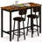Trexton 2 - Person Four Leg Dining Set-643534963