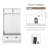 Hall Tree with Coat Rack, Shoe Rack, 2 Storage Drawers and 4 Hooks