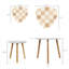 Ensemble de 2 tables basses gigognes Triangle