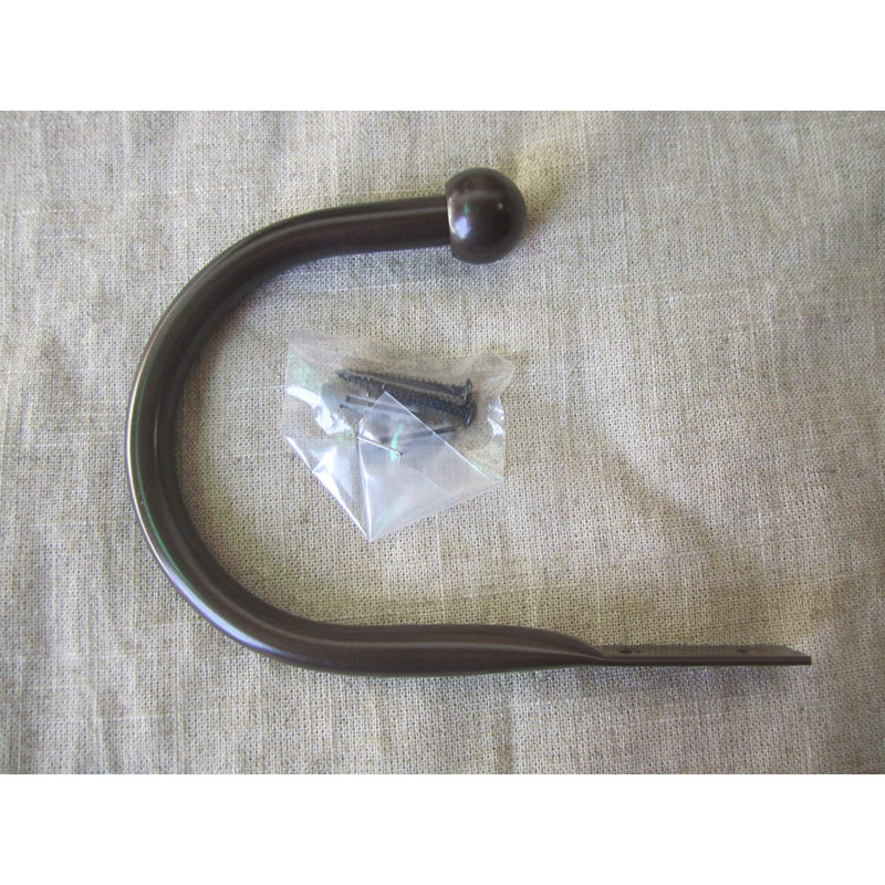 Retenue de rideau de fenêtre en acier Snediker, Bronze
