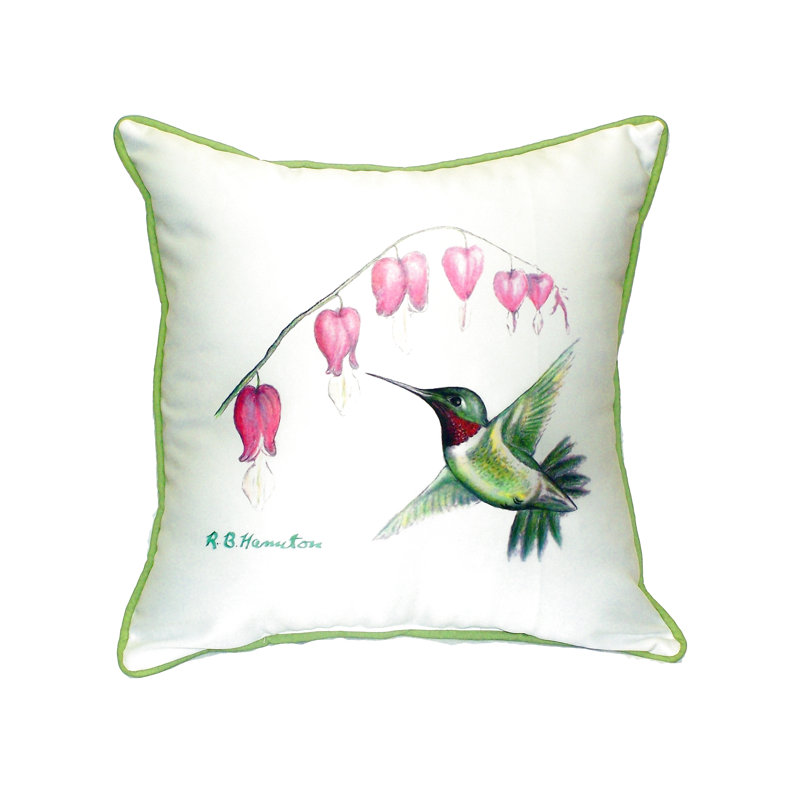 Housse et insert de coussin carré extérieur Hummingbird, Petit