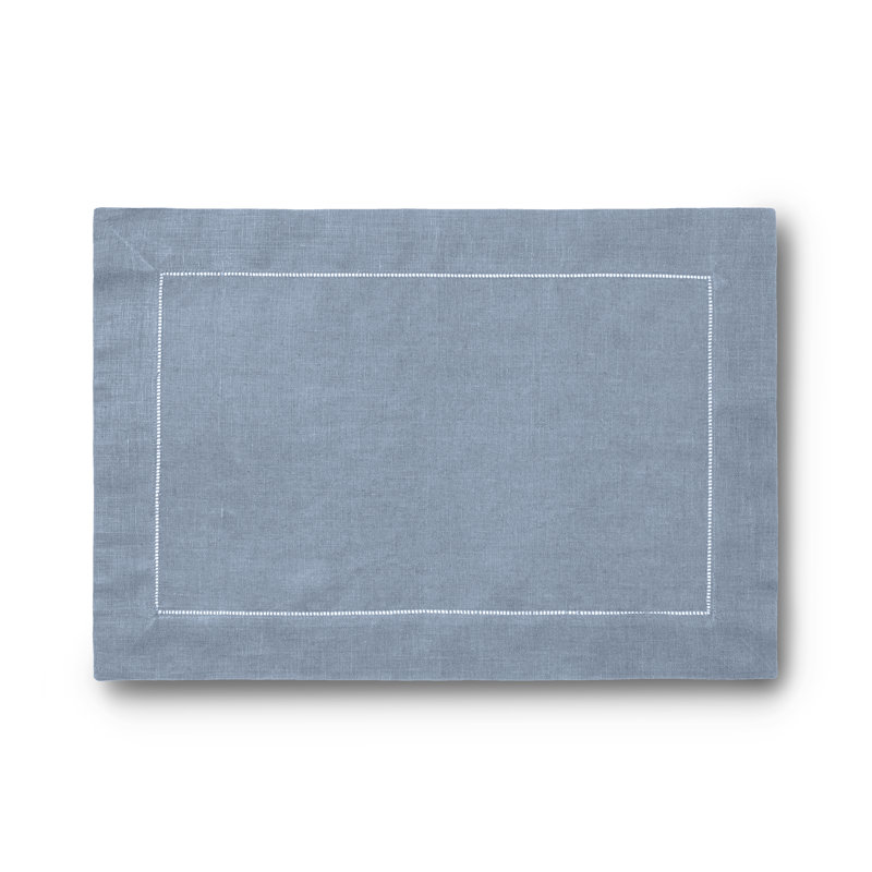 Festival Linen Rectangle Placemats, Hydrangea