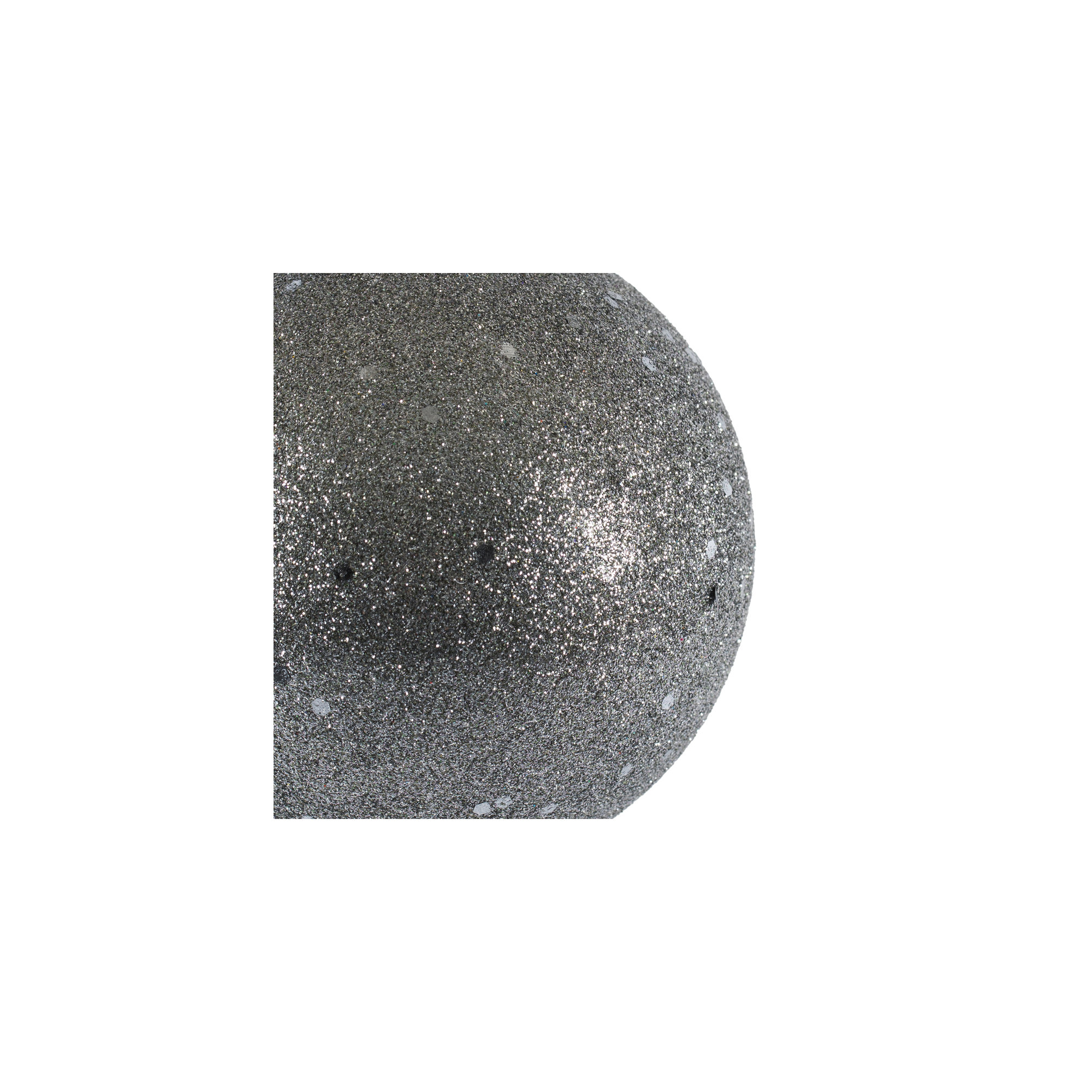 Holiday Décor Ball Ornament, Limestone, 4" H x 4" W x 4" D