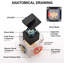 Robinet de douche avec valve brute