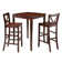 Javone - Person Walnut Solid Wood Solid Wood Top Four Leg Dining Set