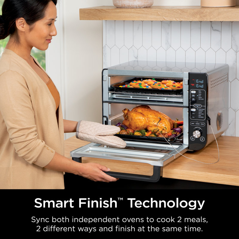 Stainless Steel 12-in-1 Digital Smart Double Oven