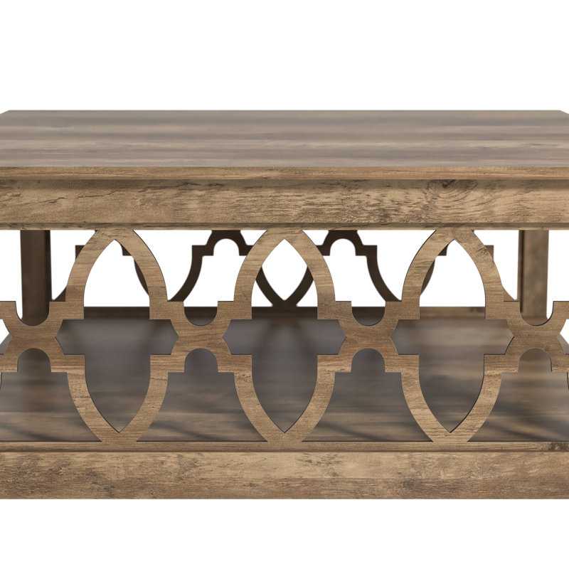 Table basse Chessani, Chêne noueux