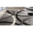 Devonshire Abstract Gray/Black/Ivory Area Rug-1670106097