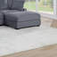 Repose-pieds en velours côtelé 1pc
