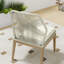 Chaises de patio en aluminium 2 pièces avec coussins gris clair Cadencia