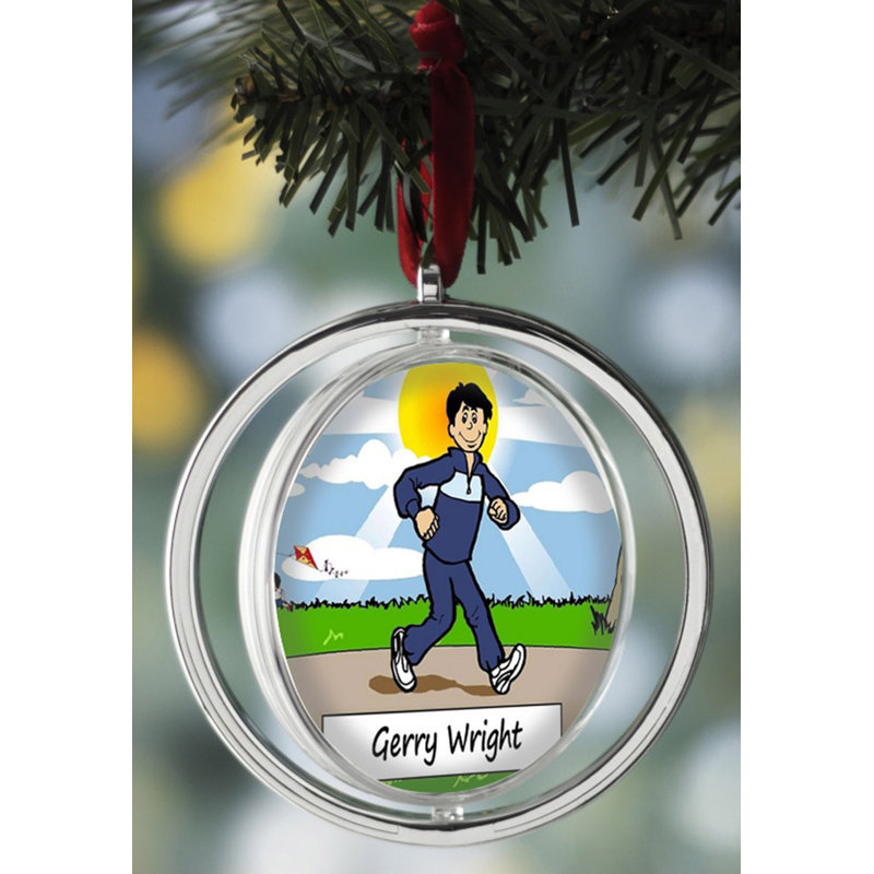 Ornement de Noël personnalisable pour homme, Oui