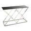 Ewert 120cm Glass Top Console Table-426851642