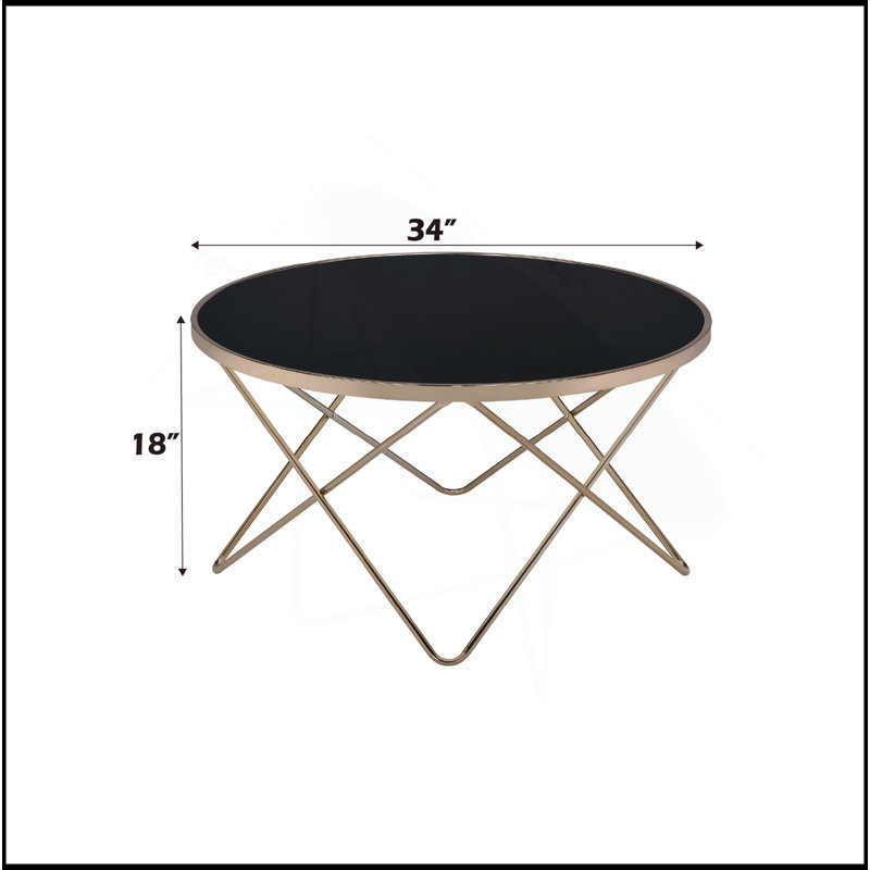 Black Glass Coffee Table