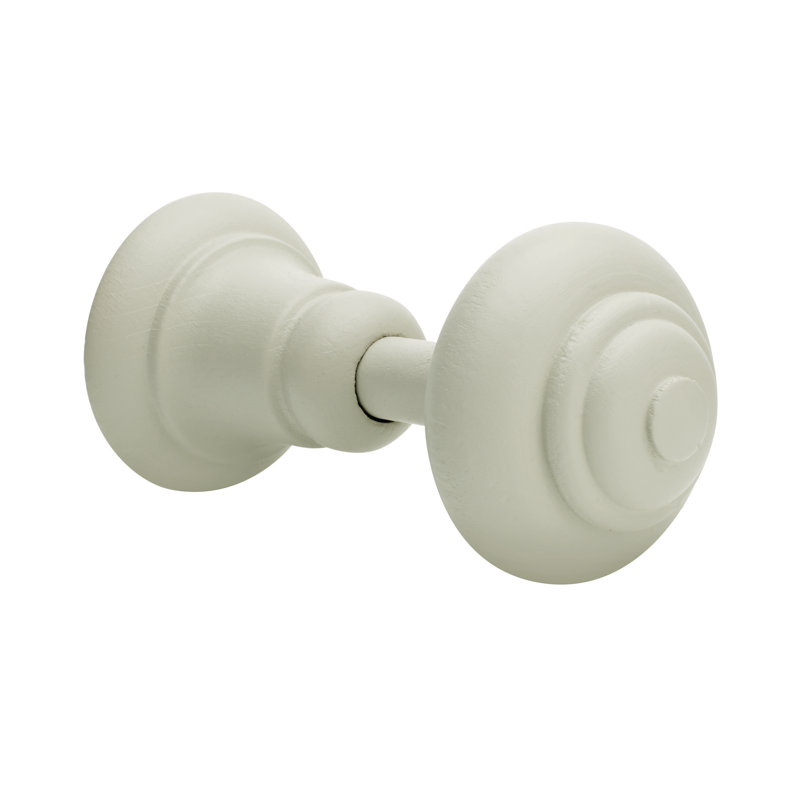 Keswick Wood Curtain Holdback, 7" H x 7" W x 15.2" D, Stone