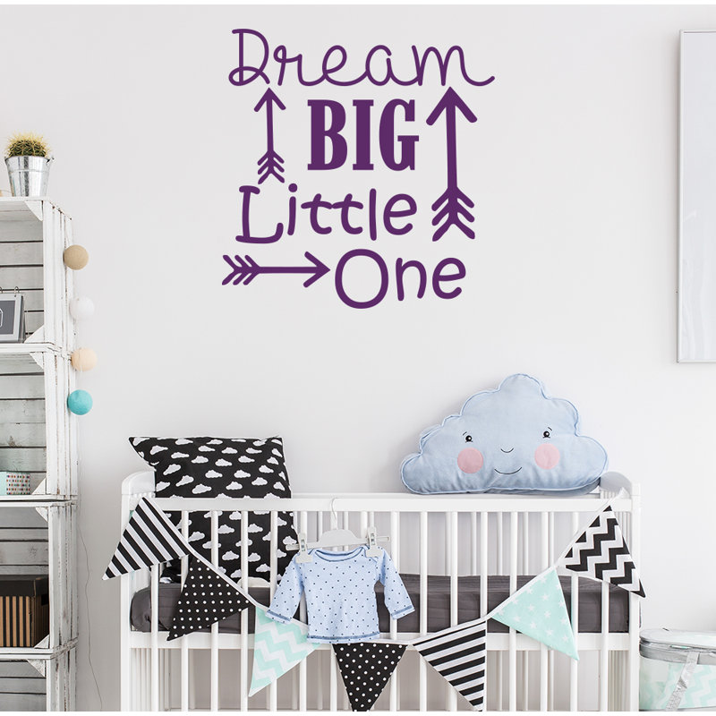 Décalcomanie murale big little rêve Baumeister, Violet