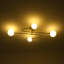 Plafonnier semi-encastré 4 lumières