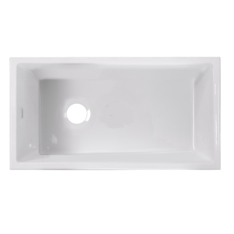 Cape 34.25" L x 18.5" W Undermount Kitchen Sink