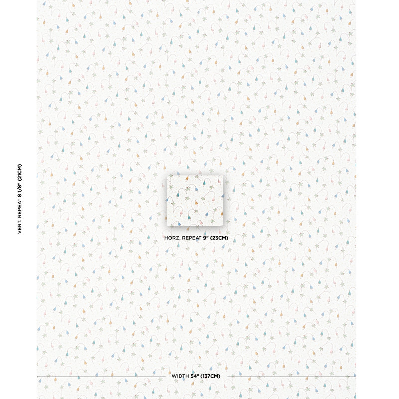 Lolly Floral Fabric, Confetti