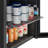 EdgeStar 17.19'' W Freestanding 52 Cans (12 oz.) 1.6 Cubic Feet Beverage Cooler with Reversible Glass Door
