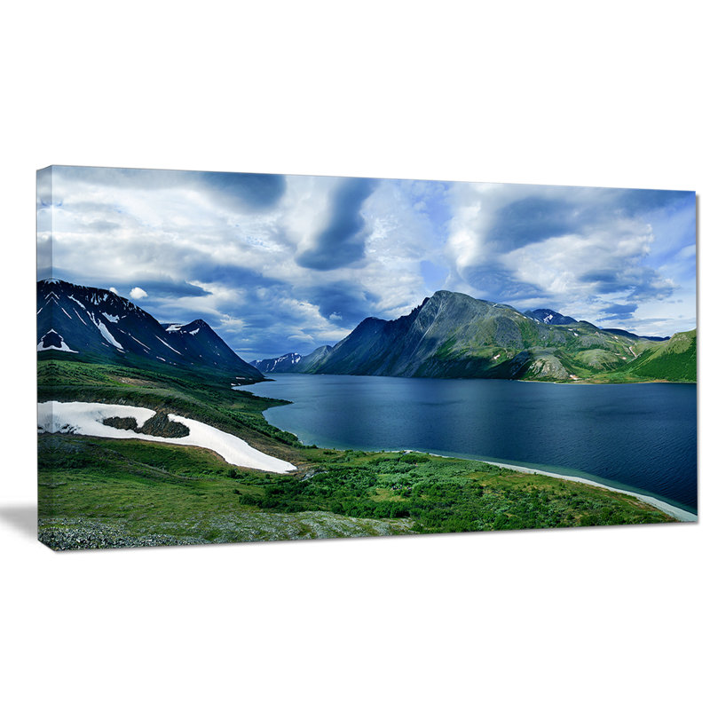 « polar ural montagnes panorama », reproduction de photo sur toile tendue, H 16 po x l 32 po x P 1 po