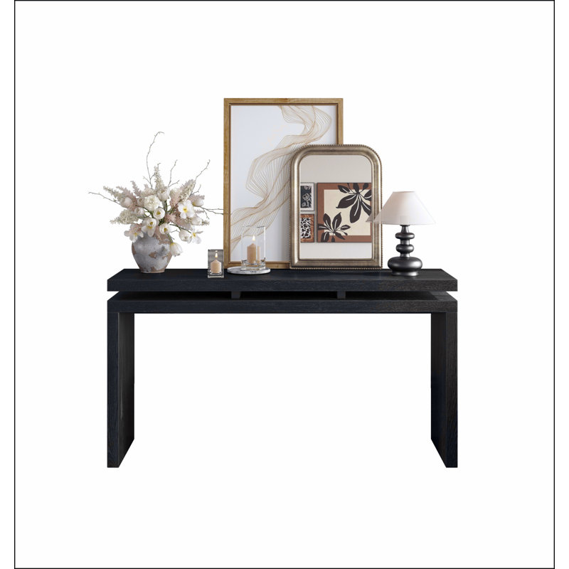 Console de 60 po Farmhouse, Noir