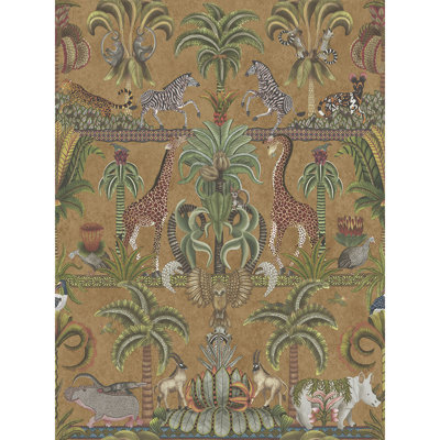 Ardmore-Jabula Afrika Kingdom 33' L x 27" W Wallpaper Roll