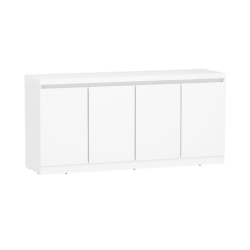 Buffet viennois de 62 po en blanc