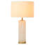 Caria 24.8" White/Gold Table Lamp