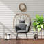 Wicker Outdoor Lounge Chair-2061373991