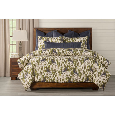 Bluebirds Print Duvet Cover & Insert Set