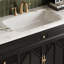 Smart bathroom cabinet in French retro style-356775117