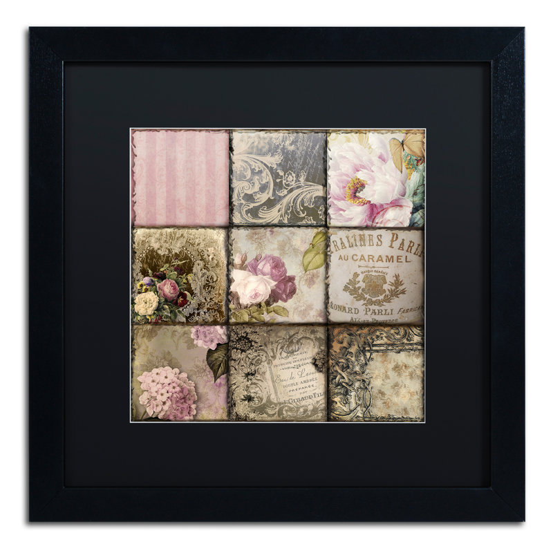 Jadaya «Viva La Paris I» par Color Bakery, reproduction d'art encadrée, H 16 po x l 16 po x P 0,5 po, Noir