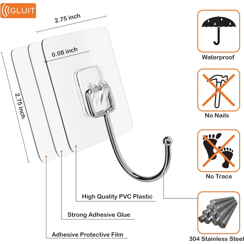 Heavy Duty Wall Mounted Towel Hook