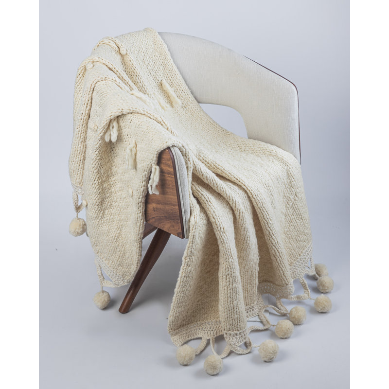 Anya Knitted Throw Blanket