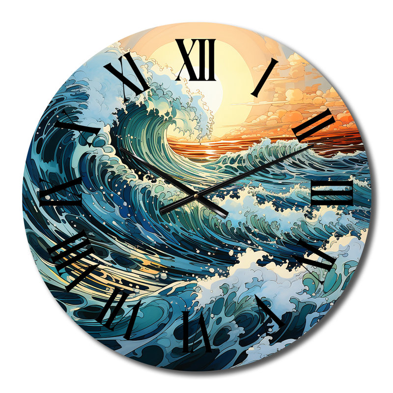 Horloge murale en métal, Petit