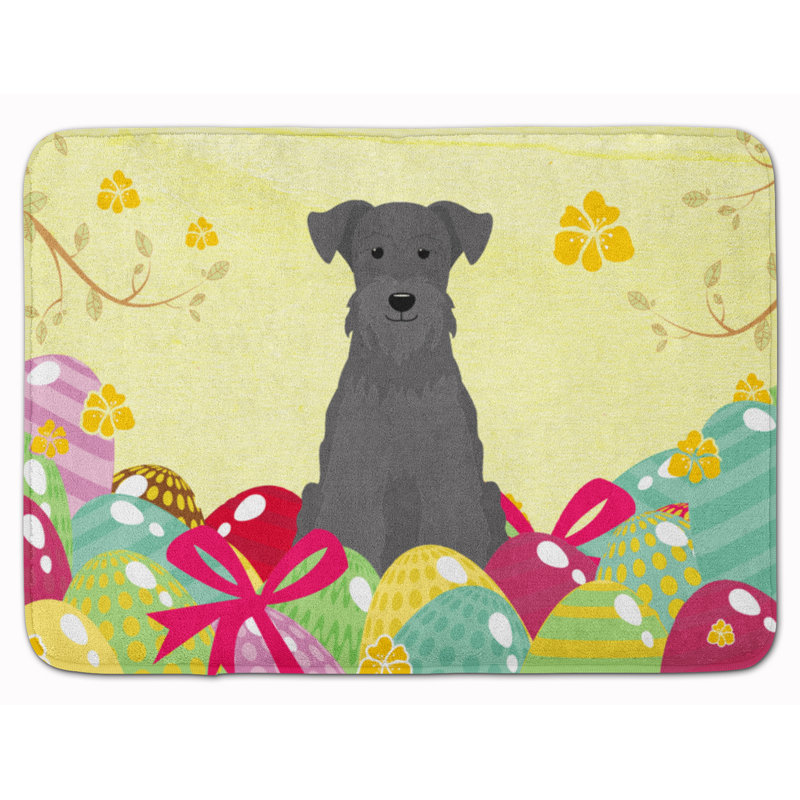 Memory Foam Non-Slip Bath Rug, Black