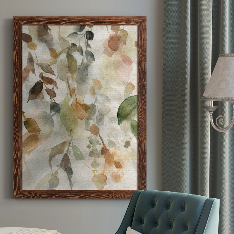 «Cascading Nature II», reproduction d'un seul cadre photo sur toile, H 43,5 po x l 31,5 po x P 1 po, Cadre érable