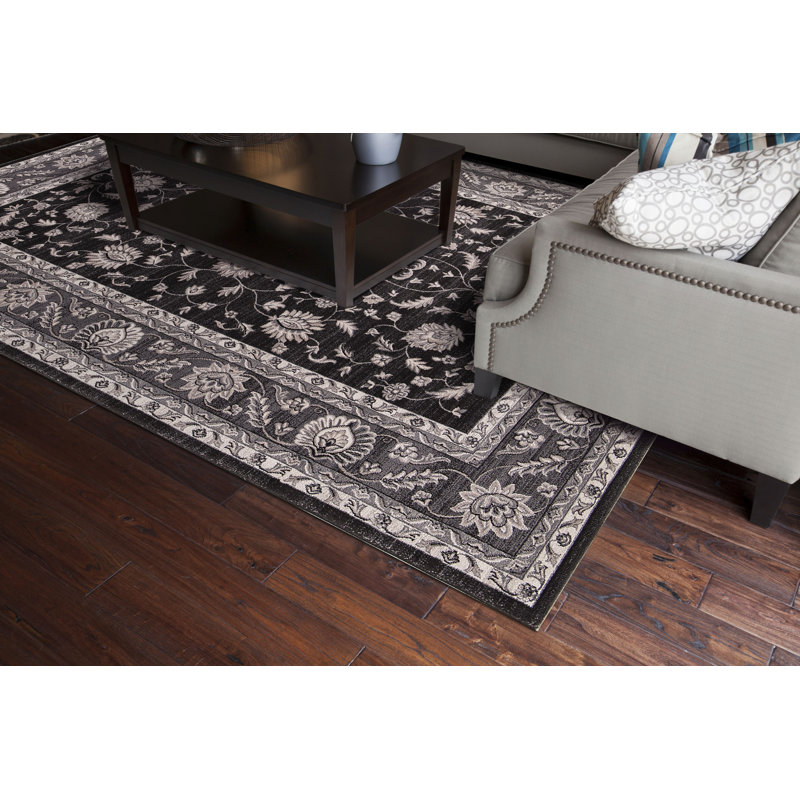 Tapis noir Mahal, Rectangle 8 pi x 10 pi