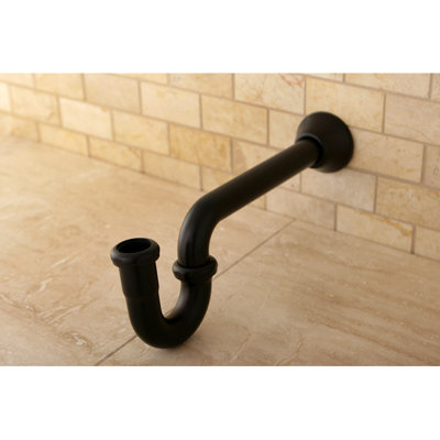 Kingston Brass Vintage 1-1/4 Inch Decor P-Trap, 18 Gauge
