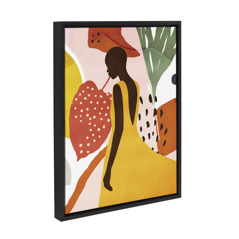 Jaune par Alexander Ginzburg, reproduction d'art sur toile encadrée