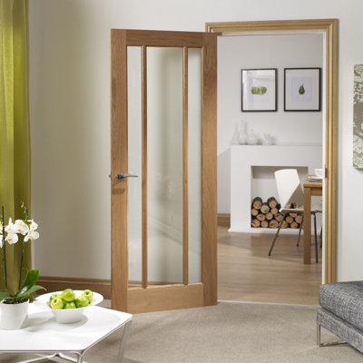 Internal Glazed Oak Worcester 3 Light
