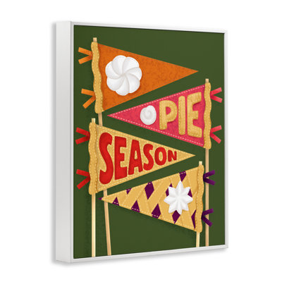 «Pie Season Pennants», estampe numérique, conception de Jilly Jack Designs