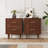 Jamyira 2 - Drawer Nightstands Set, Mid Century Modern End Table , Wooden Bedside Table In Brown