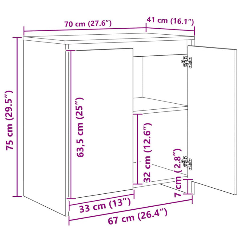 70cm Sideboard