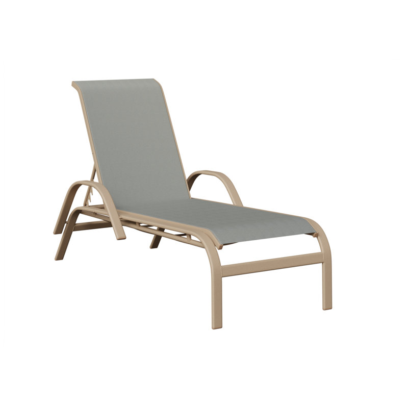 Chaise longue berlinoise berlinoise Sahara, Sahara moucheté, Gris ardoise
