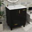Meuble-lavabo 24 po avec lavabo encombrant avec armoire de salle de bain, tablette profonde, tiroir profond et panier coulissant à 2 niveaux-1968437271