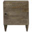 40cm W Metal Bedside Table