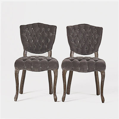 Elegant velvet armchair